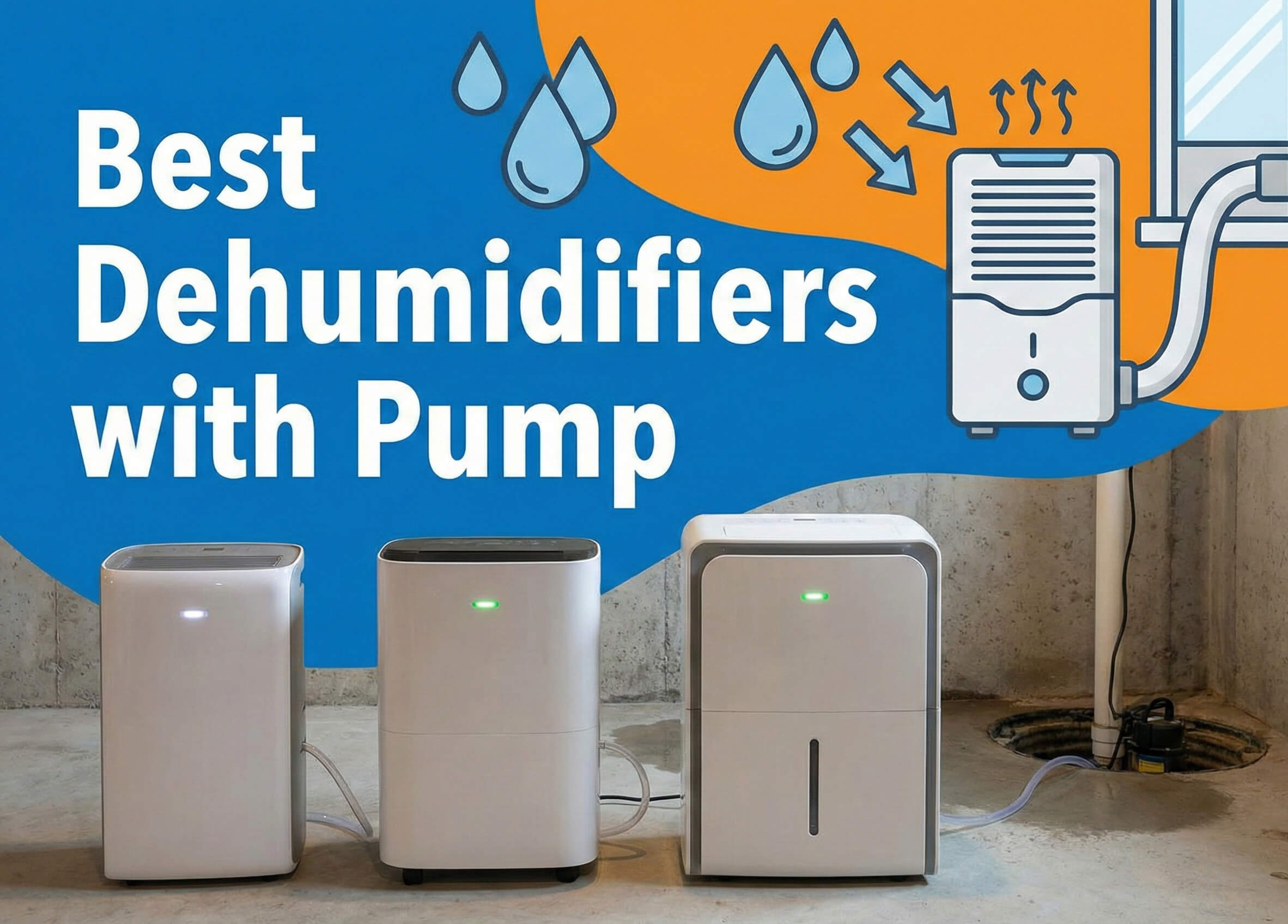 Best dehumidifiers with pump