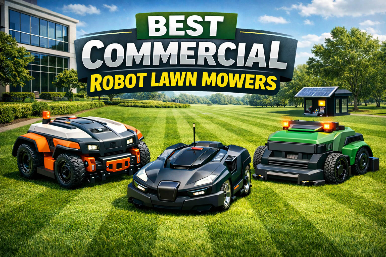 Best commercial robot lawn mowers