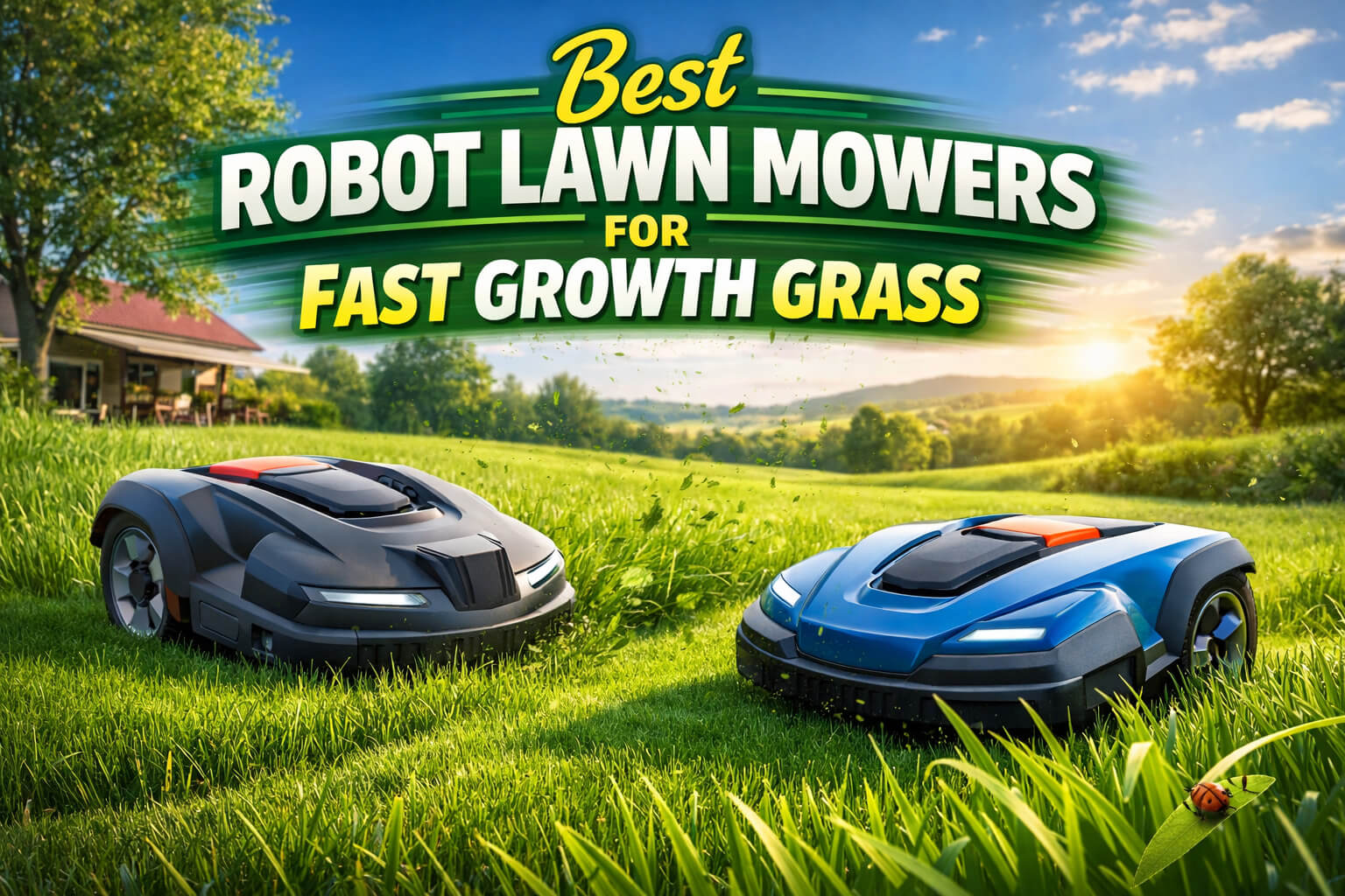 Best robot lawn mowers for fast growth grass