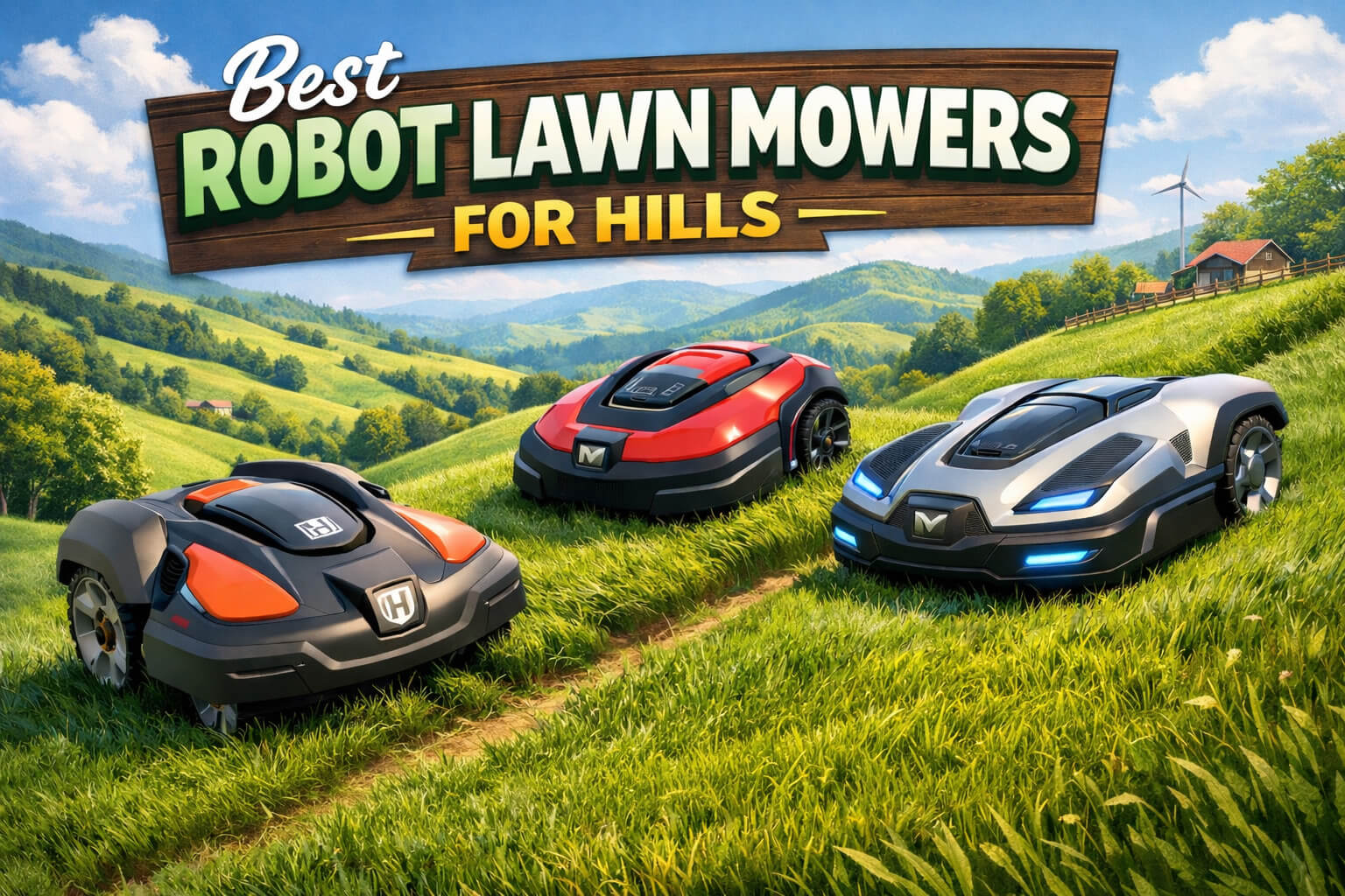 Best robot lawn mowers for hills
