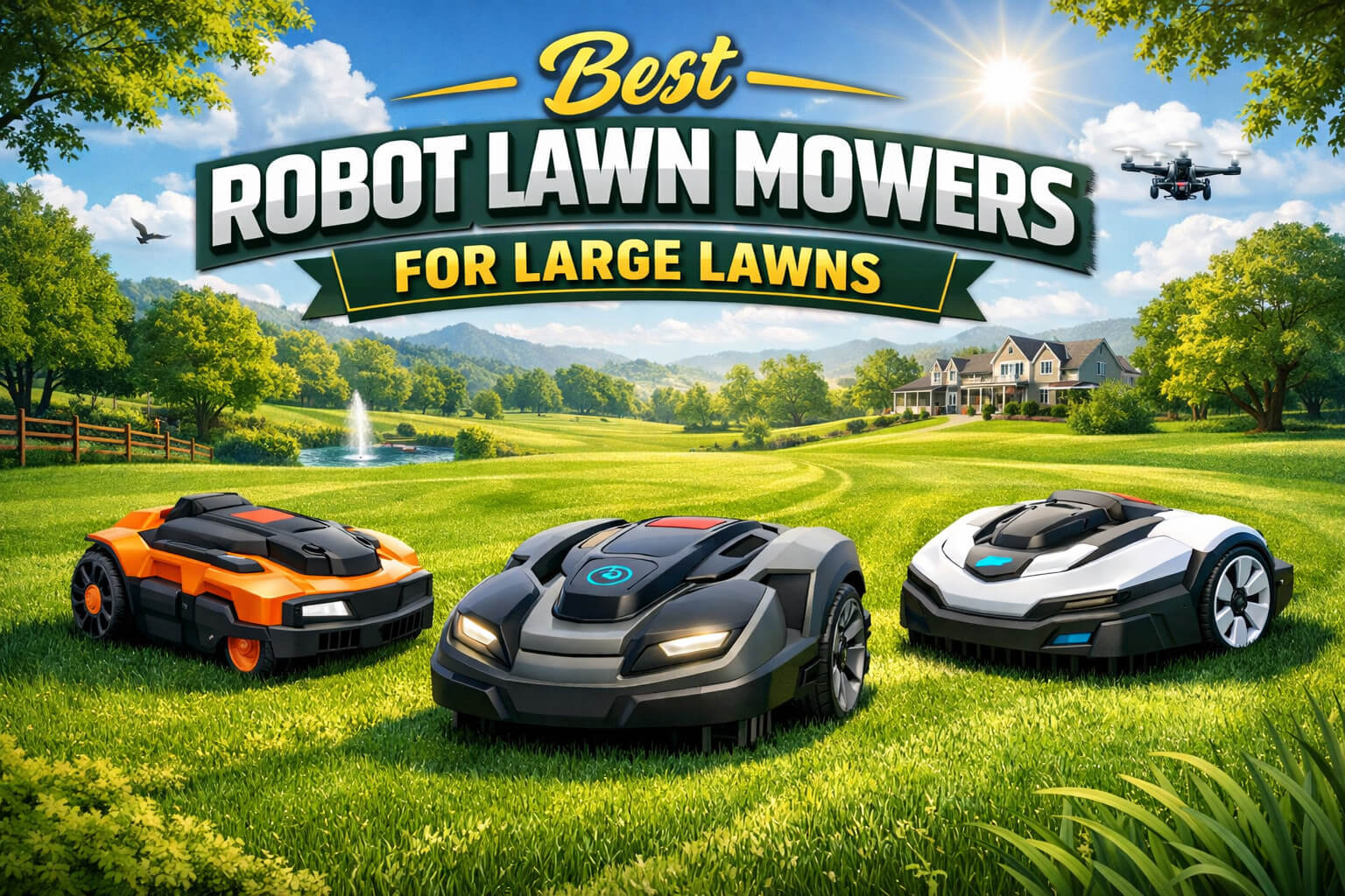 Best robot lawn mowers for large lawns